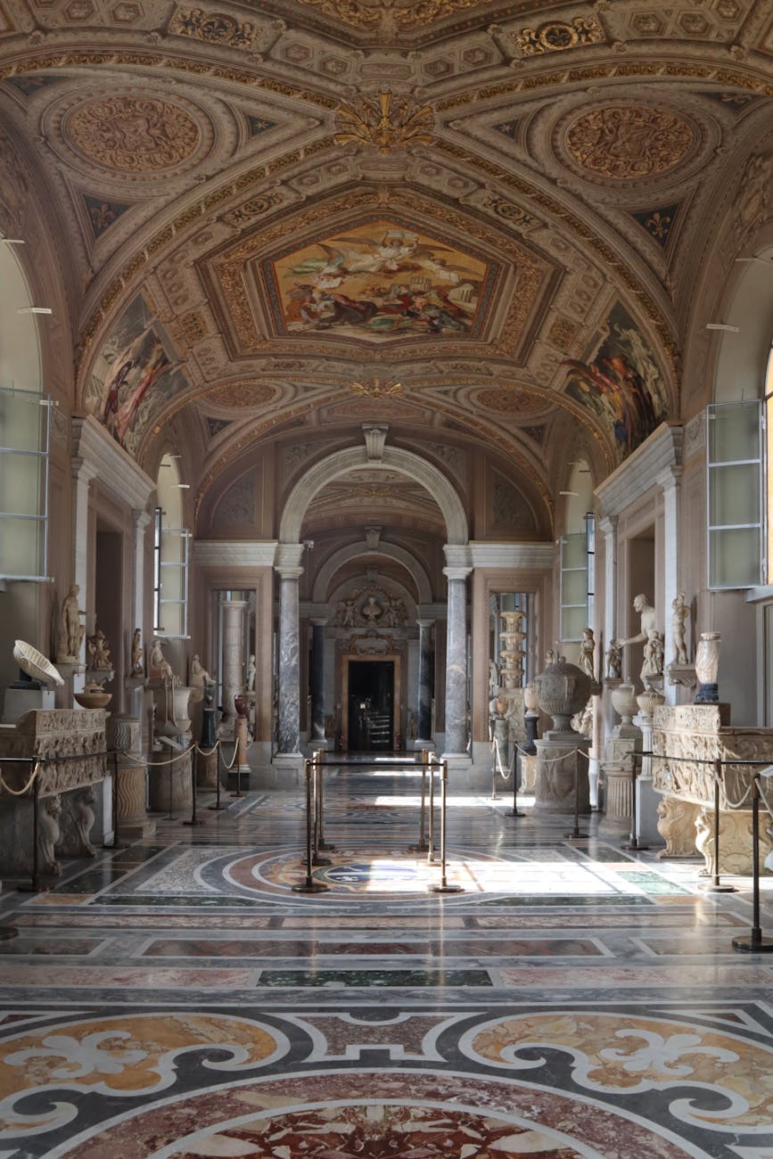 interior of the sistine chapel in the vatican